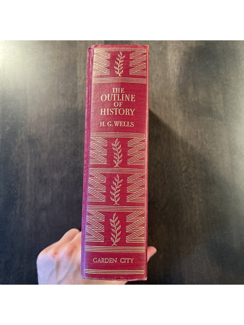 The Outline of History H. G. Wells Vintage Hardcover Revised Edition 1949